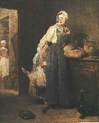 jean-Baptiste-Simeon Chardin Return from the Market oil painting picture wholesale